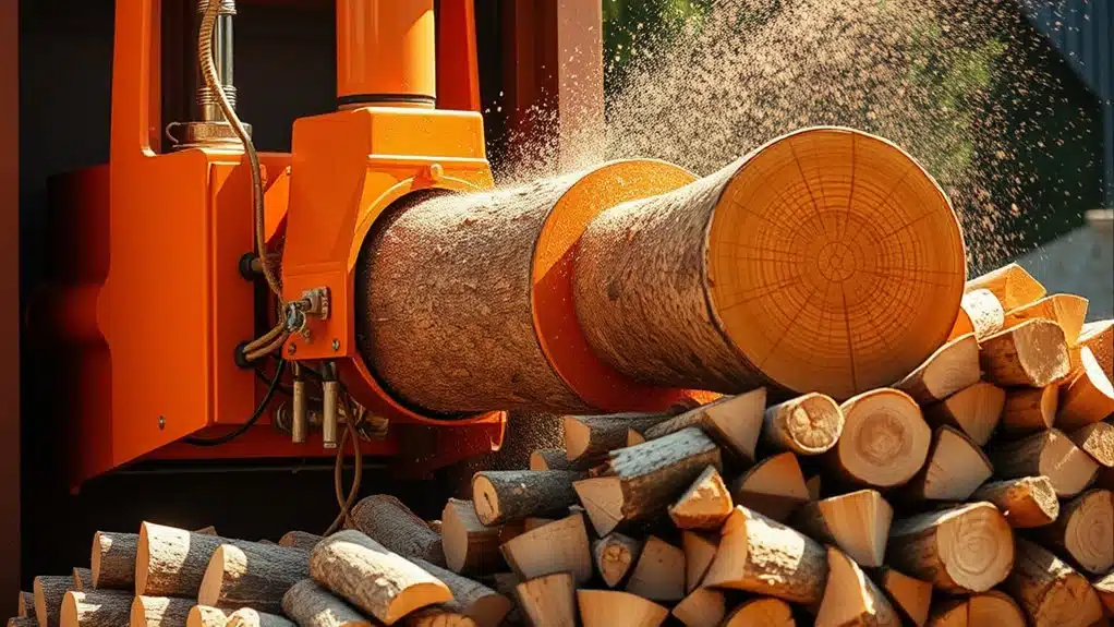 Was ist ein automatischer Brennholzverarbeiter und wie funktioniert er? 1 automated firewood splitting machines