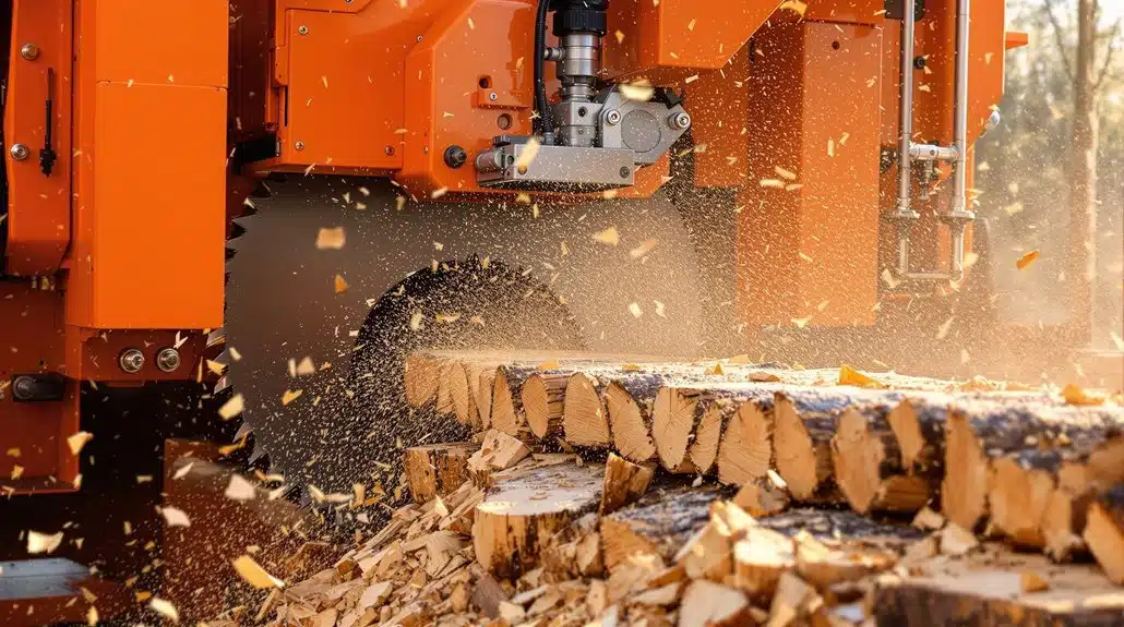 automatic firewood processing machine