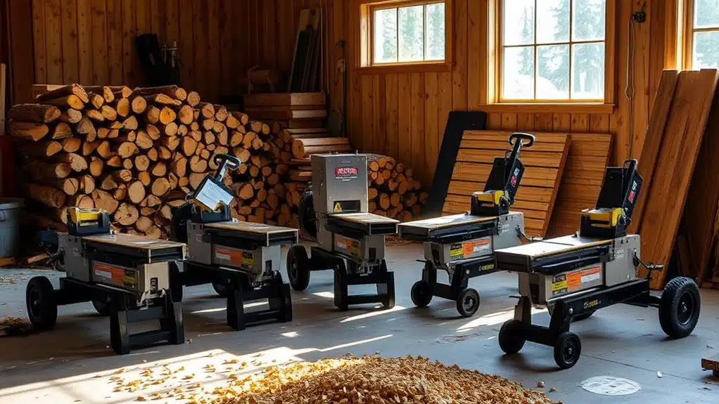 best electric log splitters
