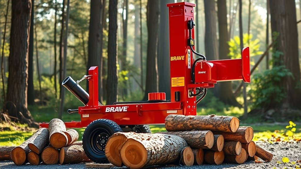 brave vh1730 log splitter
