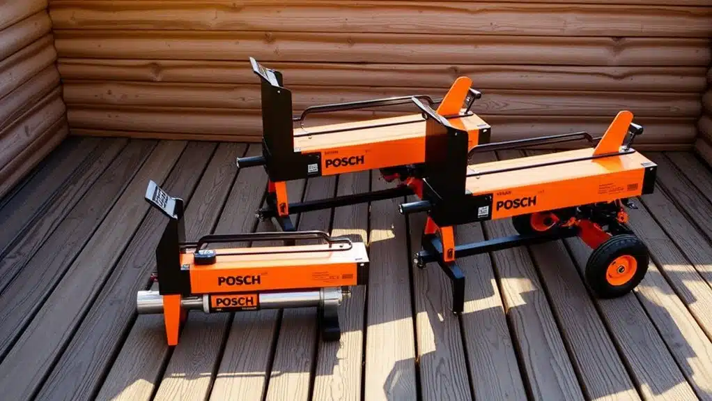 compact and powerful wood splitter