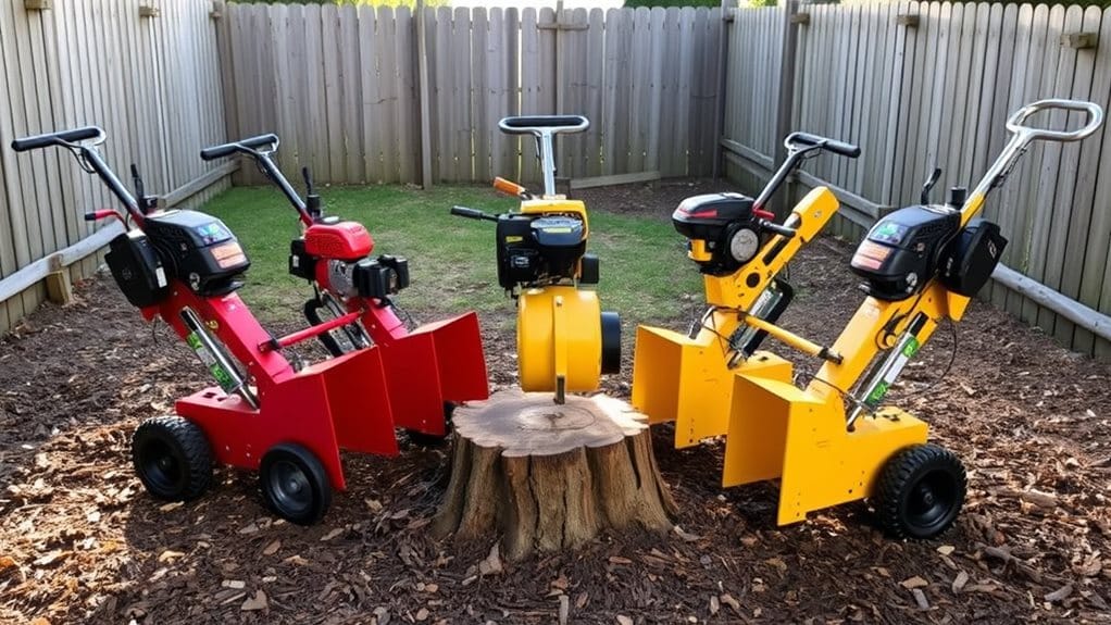 compact stump grinders for tight spaces