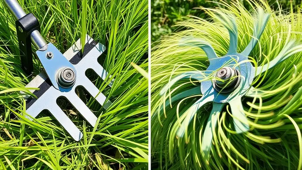 cutting mechanism and blades
