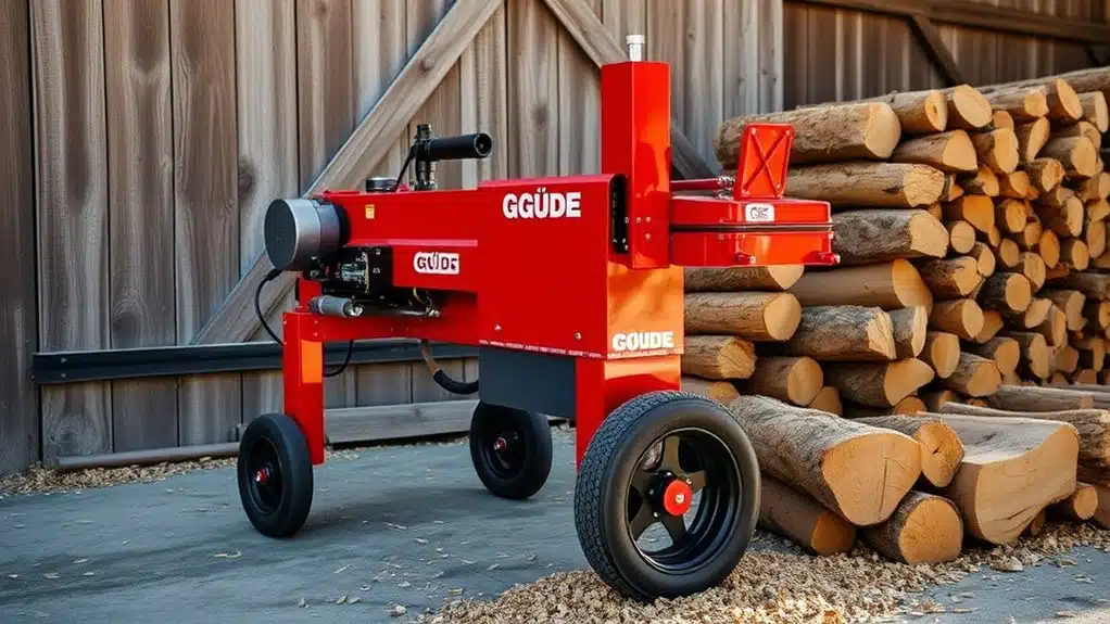Die 10 besten Güde-Holzspalter für effizientes Holzschneiden 4 g de vertical log splitter