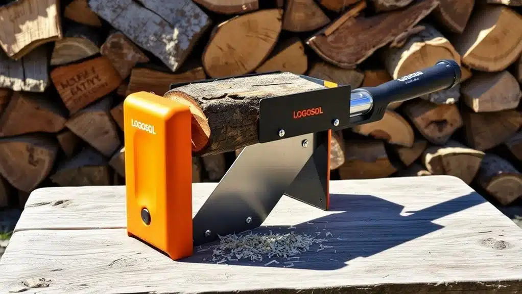 gravity powered wood splitter