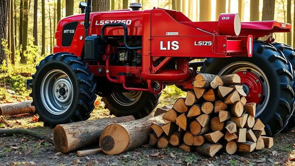 Die 10 besten Traktoren mit Holzspalter für effizientes Hacken 6 high capacity wood processing machine