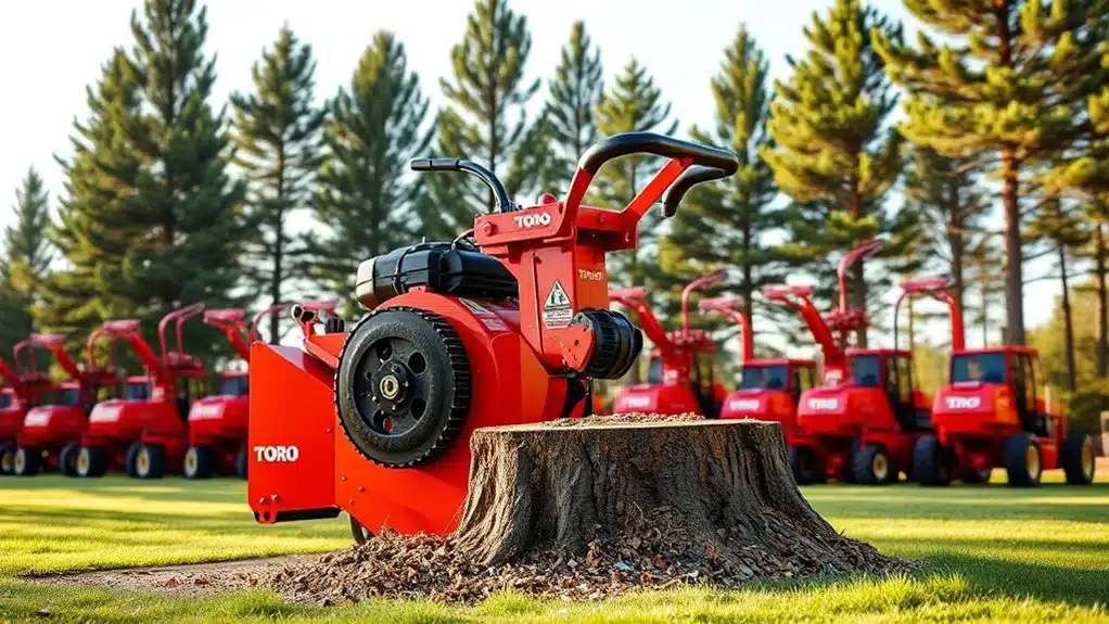 high performance stump grinder