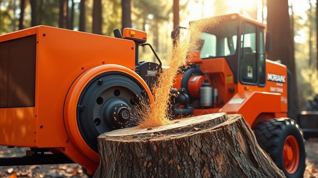 high performance stump grinder