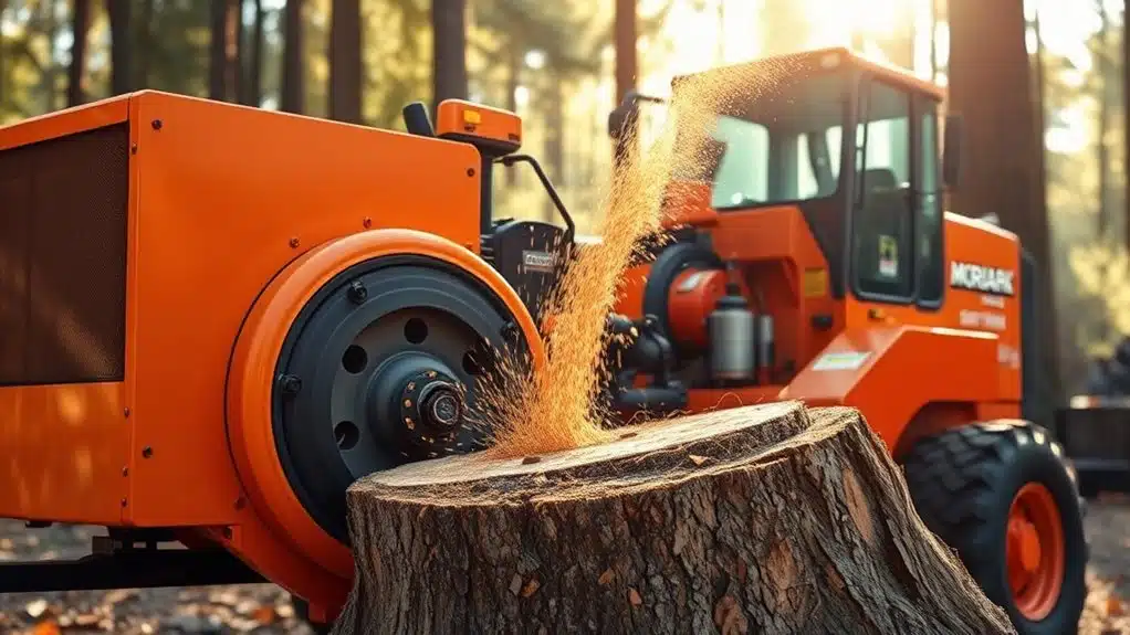 high performance stump grinder