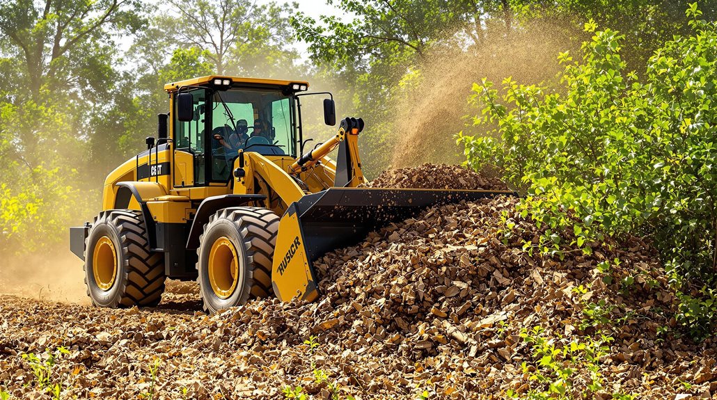hydraulic mulcher for wheel loader