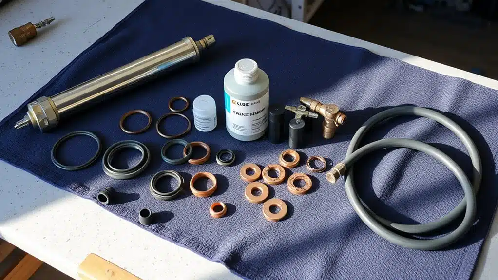 hydraulic system key components
