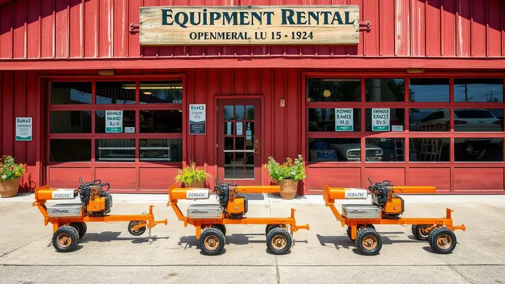 7 Orte, an denen ich in meiner Nähe einen Holzspalter mieten kann 2 independent equipment rental businesses