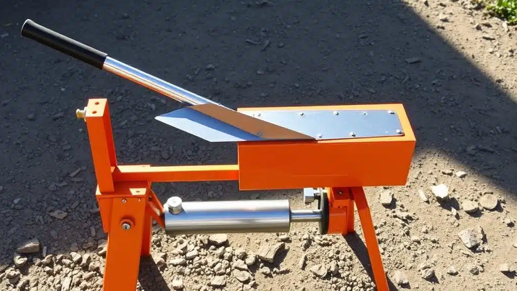 Was ist ein manueller Holzspalter und wie funktioniert er? 1 manual wood splitter design components