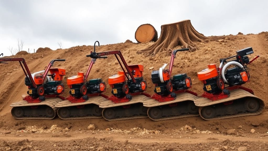 off road warrior stump grinders