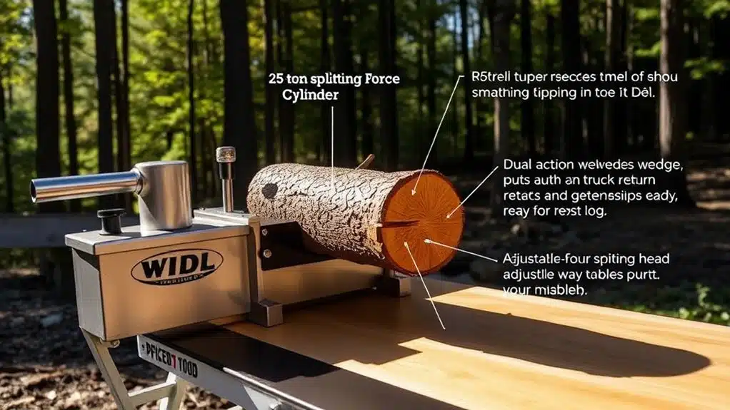 Die 3 wichtigsten Merkmale des WIDL-Holzspalters, die Sie kennen sollten 2 operational efficiency and performance