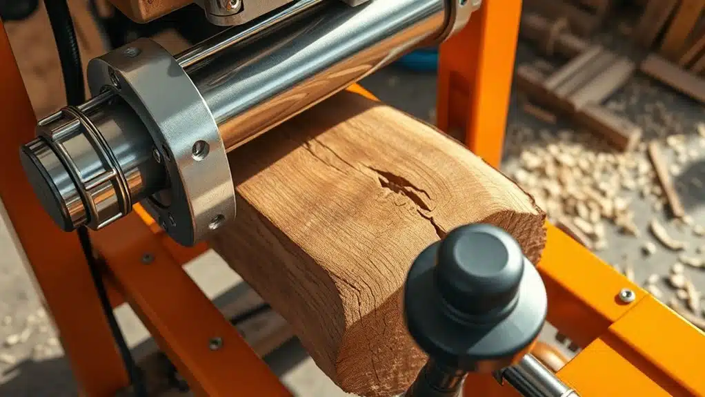 powerful hydraulic splitting force