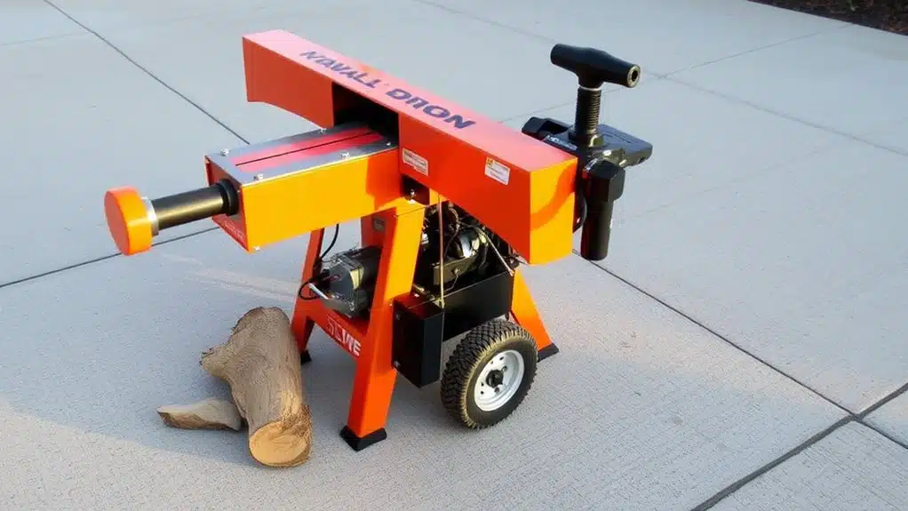 Vorteile des Kaufs eines gebrauchten elektrischen Holzspalters 2 practical functions and safety advantages