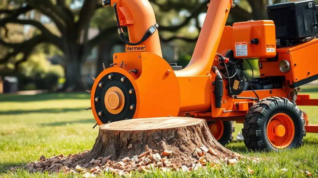 professional stump cutting equipment