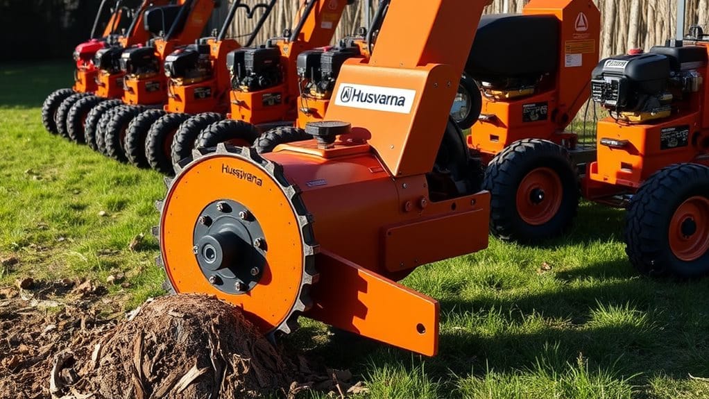 professional stump grinder machine