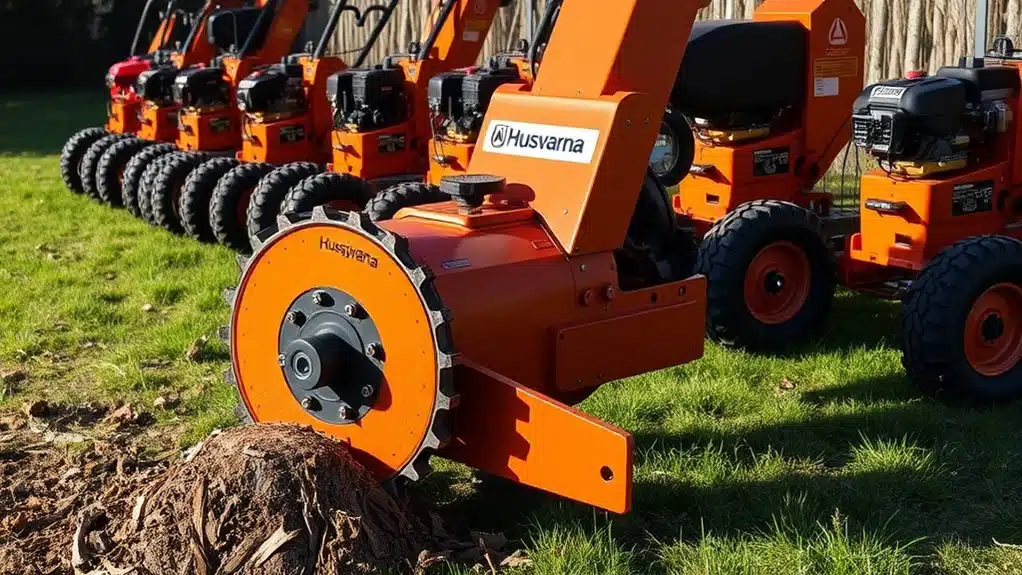 professional stump grinder machine