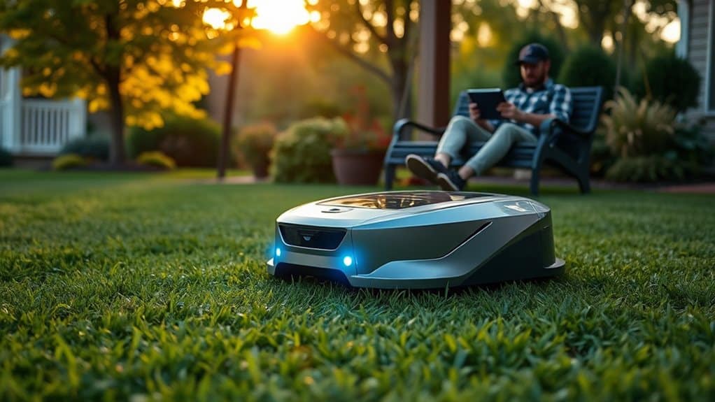 remote controlled lawn care