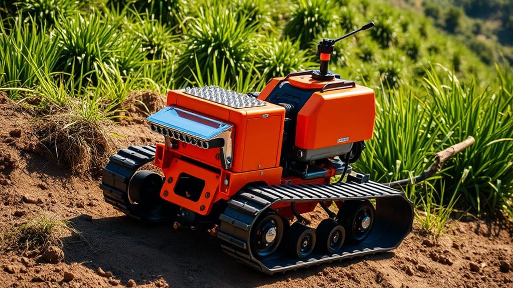 remote controlled mulcher components explained