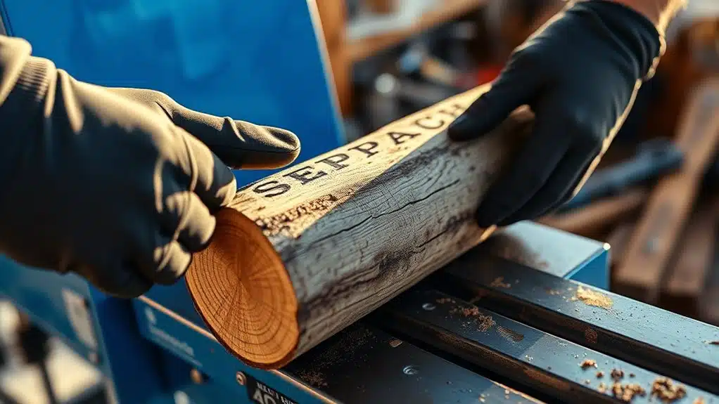 10 Gründe, sich bei der Holzbearbeitung für den Scheppach Wood Splitter 8T zu entscheiden 4 time saving dual hand control