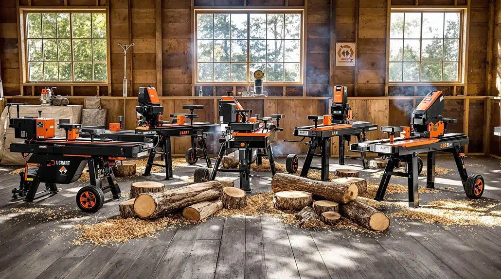 top electric wood splitters