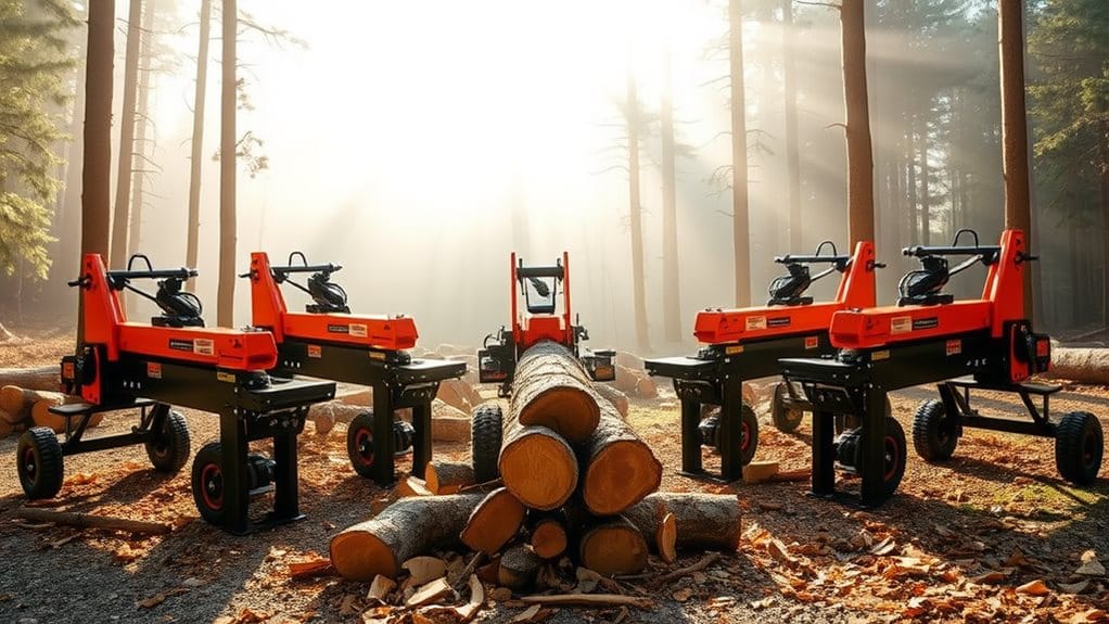 top gas powered wood splitters