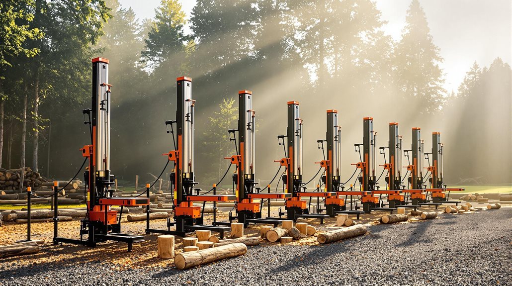 top vertical wood splitters