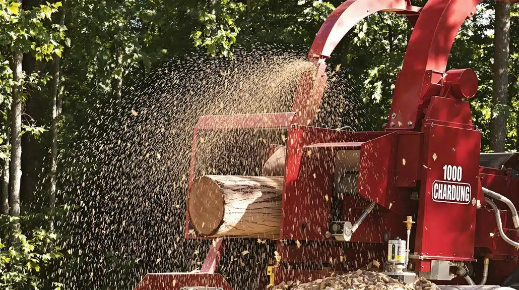 wood chipper operation explained