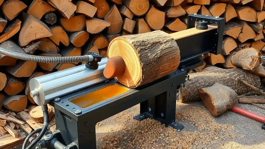 Was ist ein Brennholzspalter und wie funktioniert er? 2 wood splitting technique science