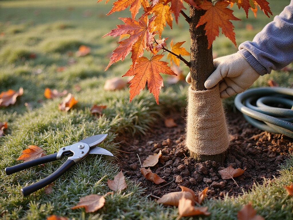 Herbstbaum Wintervorbereitung
