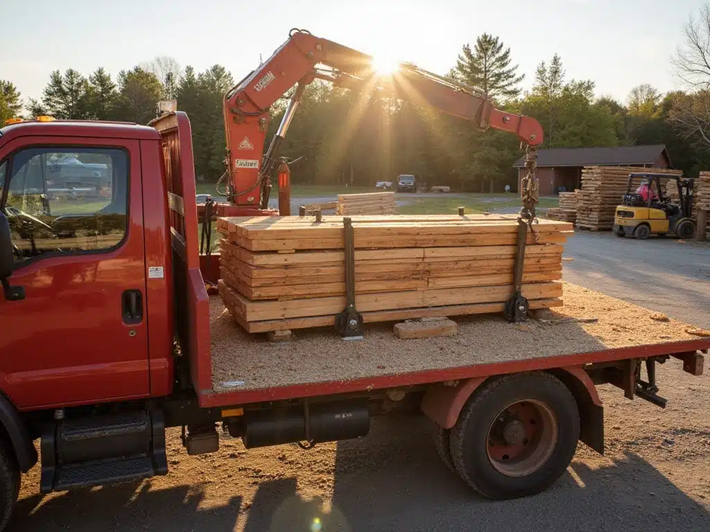 effiziente Holztransportmethoden