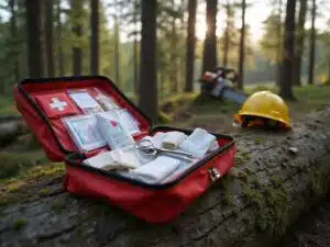 Erste Hilfe am Arbeitsplatz im Wald