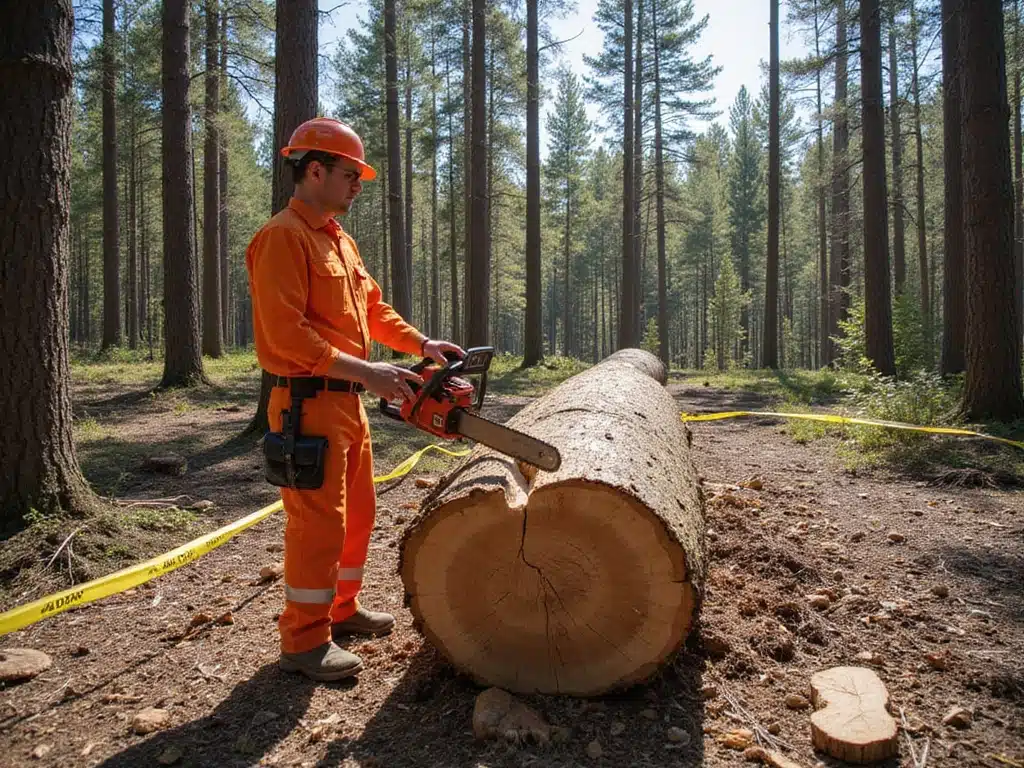 Unfallprävention und Risiken in der Forstwirtschaft