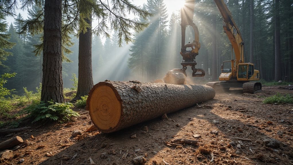 Ernte und Holzaufbereitung