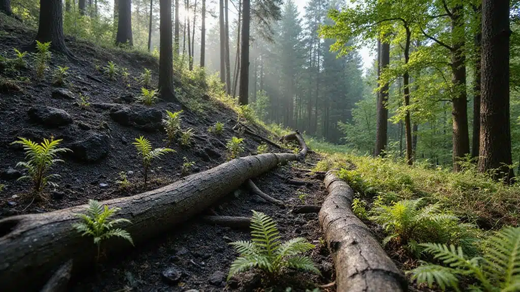 menschliche Eingriffe stören die Regeneration