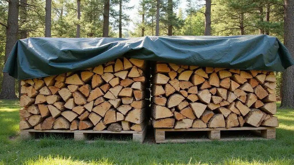 Feuchtigkeitsfreie Holzlagerung Grundausstattung