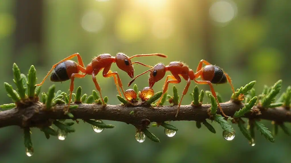 Mutualistische Insektenpartnerschaften gedeihen