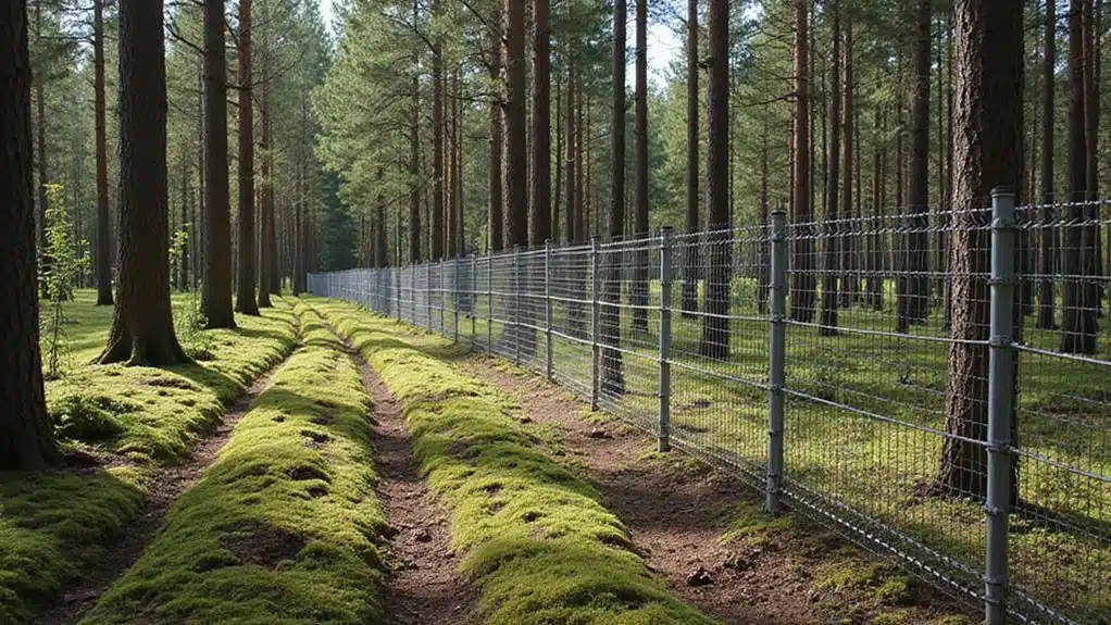 Waldwildschäden: Vorbeugung durch Zäune und Abschreckungsmittel 2 physische Barriereschutzstrategien