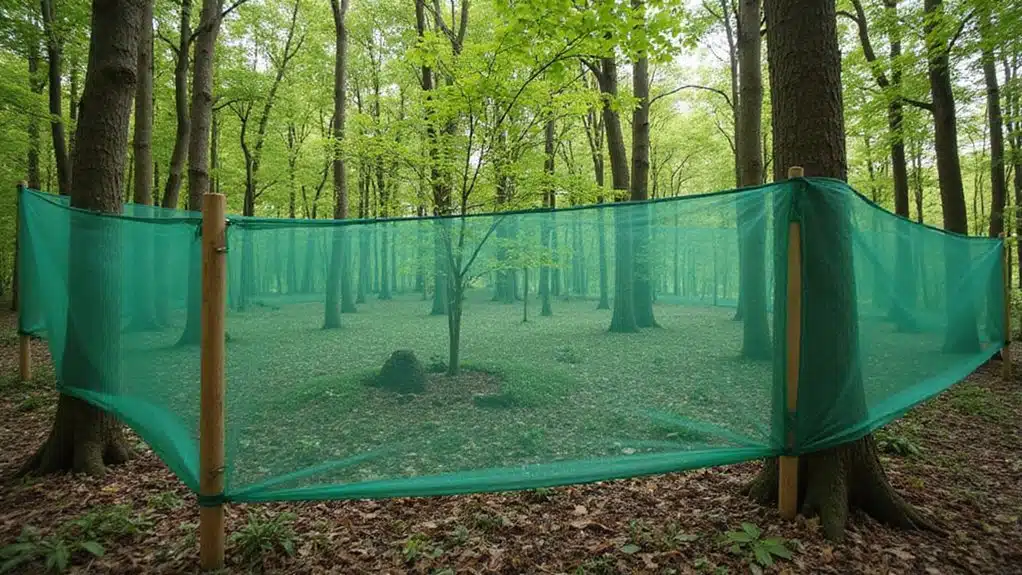 nachhaltige Waldschutznetze