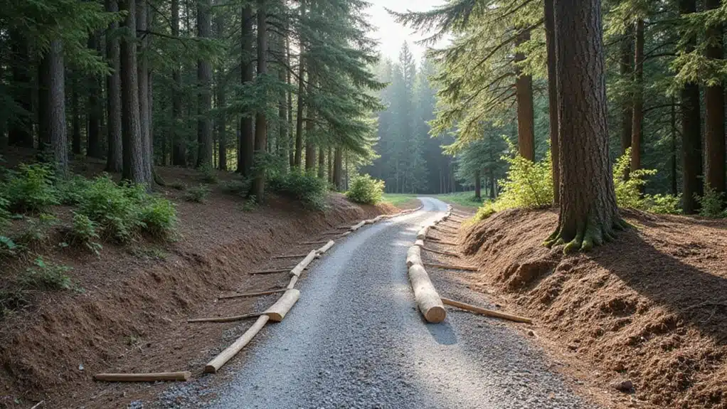 Instandhaltung von Waldwegen: Reparatur nach Erosion 4 Wegsanierung und -stabilisierung