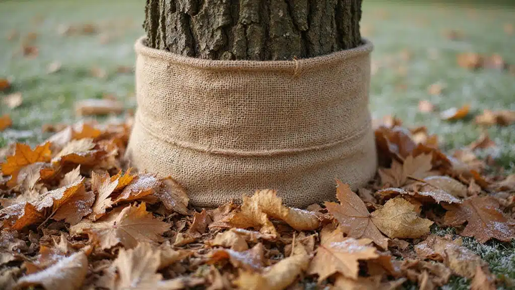 Baumschutz während des Winters