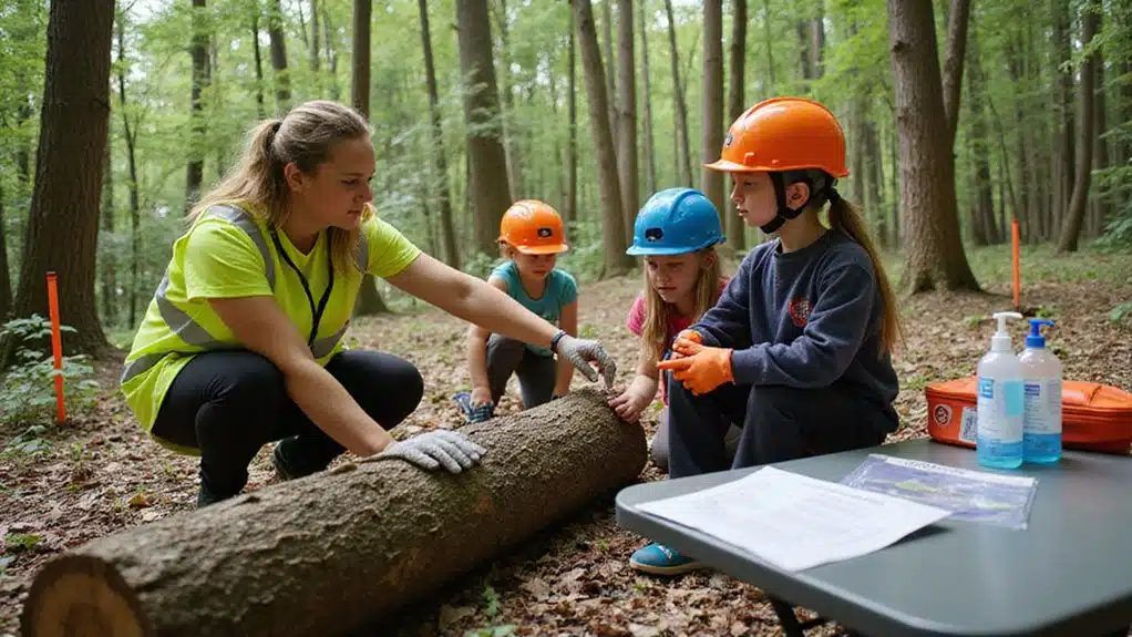 Sicherheitsprotokolle für Wildnisausbildung