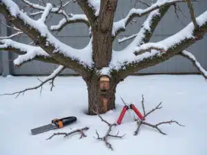 Techniken zum Baumschnitt im Winter