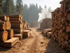 Holzverarbeitung vom Rohmaterial