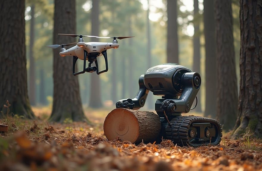 automatisierte Forstwirtschaftsbetriebstechnologie