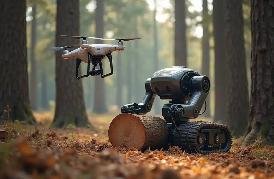 automatisierte Forstwirtschaftsbetriebstechnologie