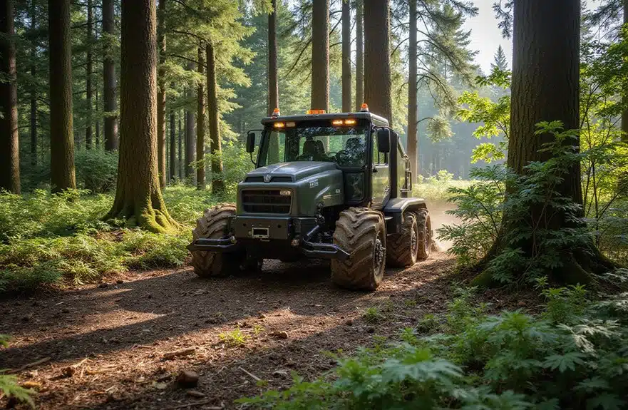 Schlegelmäher für Rasenpflege im Wald 2 Mähöösungen für schwieriges Gelände